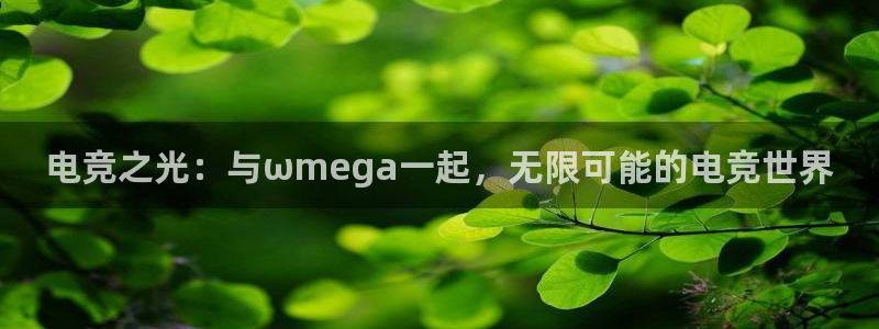 蜂鸟电竞怎么注册：电竞之光：与ωmega一起，无限可能的电竞世界
