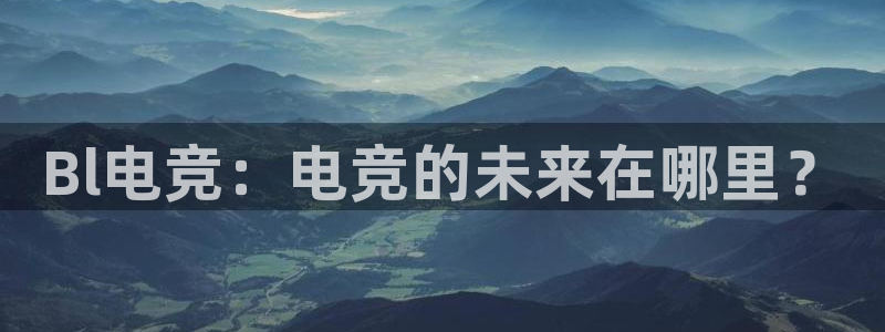 蜂鸟电竞在线：Bl电竞：电竞的未来在哪里？